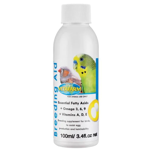 Vetafarm Breeding Aid - oil to add to feed - Breeding Supplement - Finch and Canary Breeding Supplies