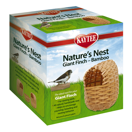 Bamboo Covered Nest for Finches-giant-Nest-Breeding Supplies-Glamorous Gouldians
