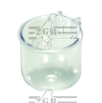 Clear plastic mineral cup - 2gr art41 - Cage Accessory - Finch and Canary Supplies