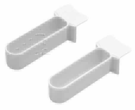 2gr white plastic Finger Trays - art 57 - 2GR - Canary and Finch Cage Accessories