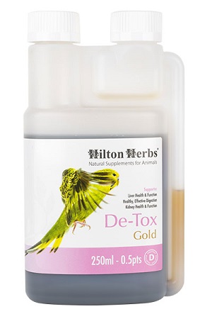 De-Tox Gold -  Hilton Herbs Milk Thistle & Dandelion Liver Detox - Avian Medications - Natural Remedy