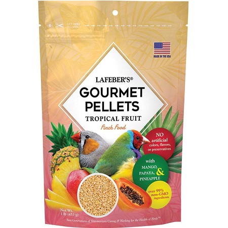 Finch Tropical Fruit Gourmet Pellets - Lafeber - Finch Food - Pellets