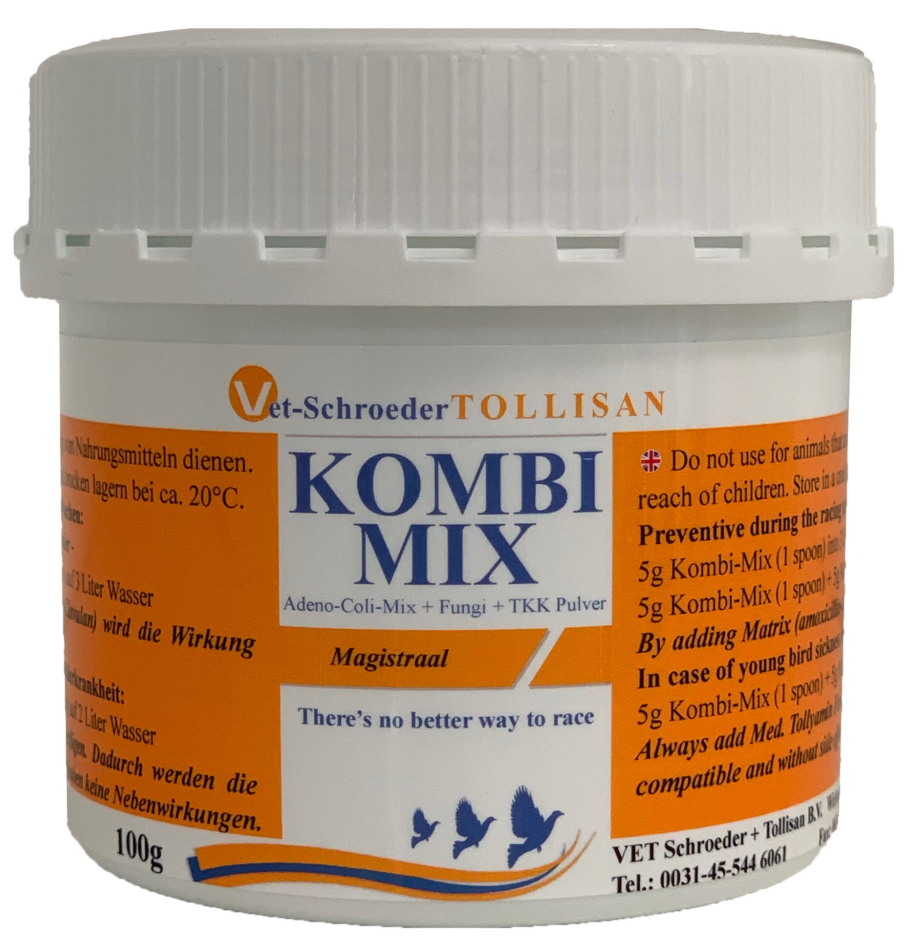 Kombi Mix - antiprotozoal treatment - Trichomonas, Giardia, Cochlosoma - Parasitic -  Avian Medication