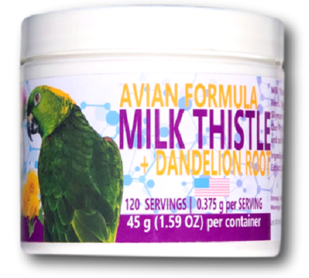Milk Thistle & Dandelion Root- Avian Formula- Equa Holistics Animal Supplements - Liver Support - Detox - Support Supplement