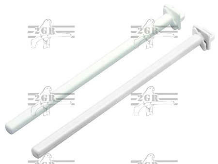 8.5" White Plastic Twist in Perch -  2GR - Canary and Finch Cage Accessories - Bird Supplies