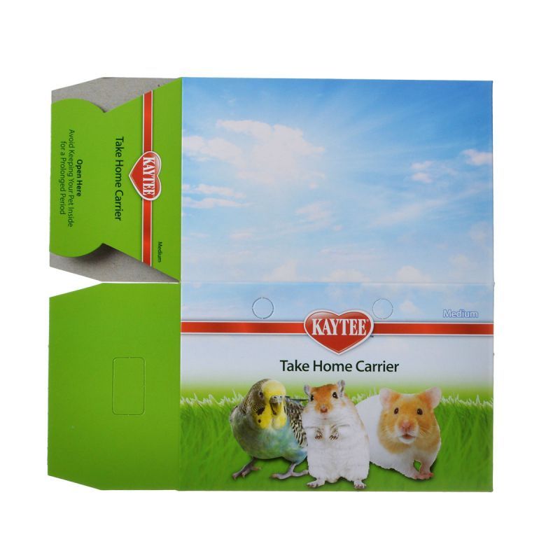 Kaytee Card Board Carriers - for temporary transport - great when selling birds and your customer didn't bring a cage - Canary and Finch Supplies